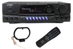 Pyle PLMR24B 3.5 Inch Home Theater Speakers with 100 Watt RMS Power, 4 Ohm Impedance, Stereo Theater Receiver, and 3 RCA inputs (4 Pack)
