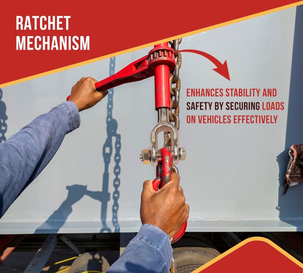 Mytee Products 4 Pack Ratchet Speciality Binder, Jaw-Jaw 10" Barrel, 13,000 lbs WLL
