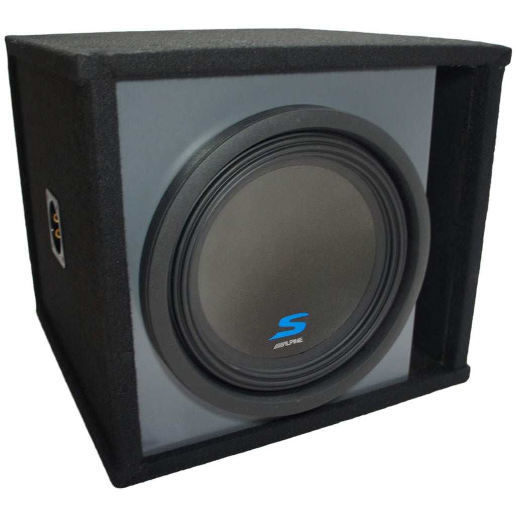Alpine S-W12D4 Type S 12" Paintable Ported Sub Box Subwoofer Enclosure