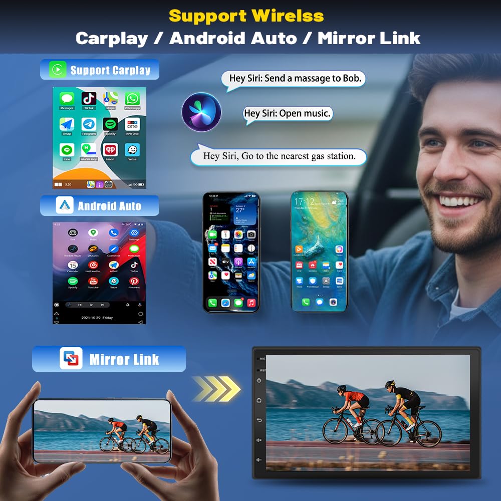 Android 14 Car Radio for Chevy Traverse 2009-2012 w/CarPlay & Android Auto