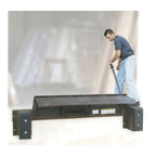 Vestil PP-2072 Steel Hand Pump Edge-O-Dock Leveler 72 in. Ramp Width x 29 in. Ramp Length 20,000 Lb. Capacity Brown