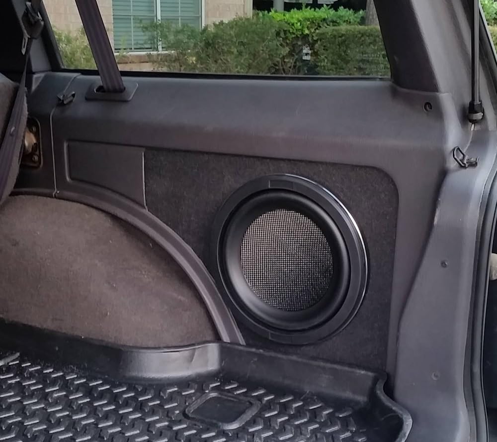 10" Stealth Sub Enclosure for 1984-2001 Jeep Cherokee Dark Gray