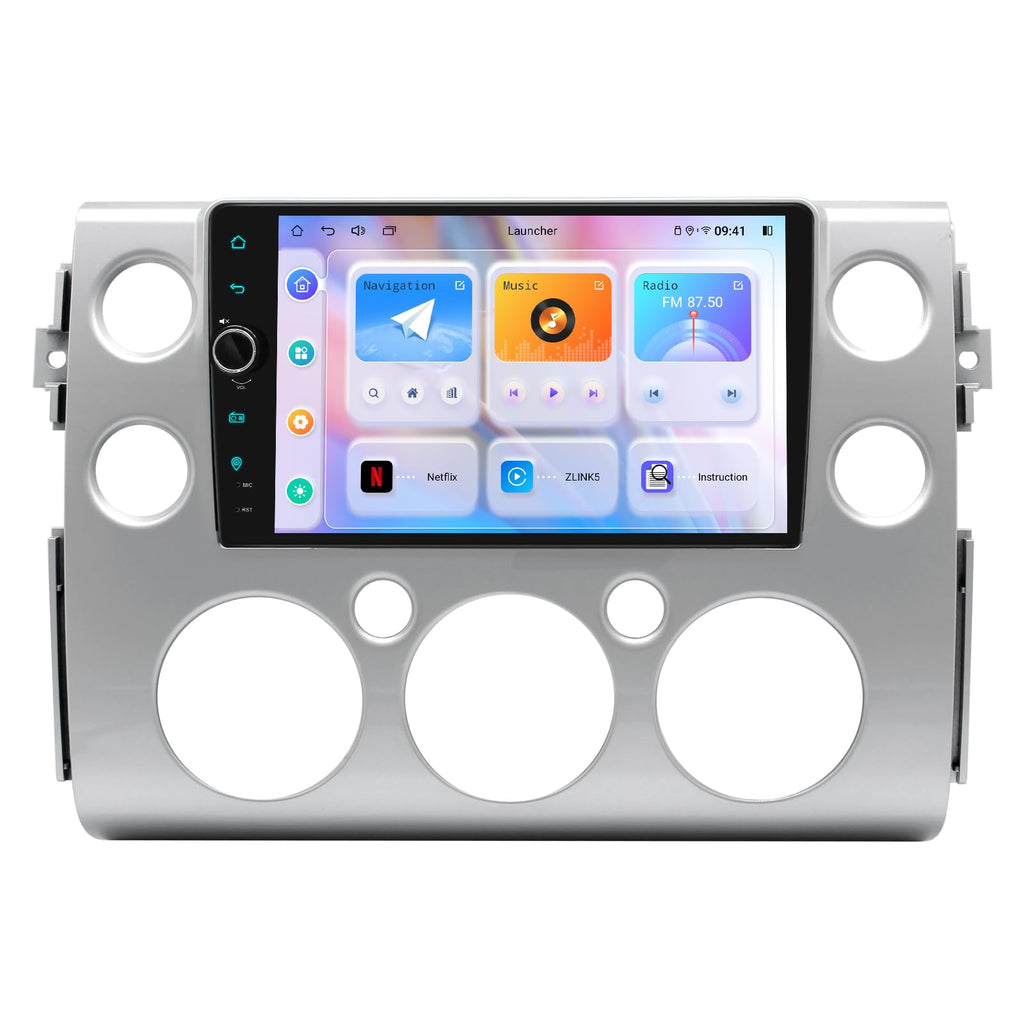 JOYING Car Stereo for Toyota FJ Cruiser 2007-2014 with Wireless Carplay Android Auto Mirror Link, 9 Inch Touch Screen 4GB+64GB Car Radio Andriod 12 Head Unit Plug and Play(JY-TZ168N4)