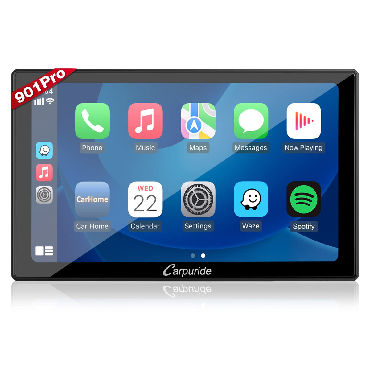 Carpuride W901 Pro Portable Carplay & Android Auto with Dula Bluetooth