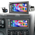 Plug&Play 1.5 Din Car Radio for Chevy Silverado/Tahoe/Suburban 1995-2002,S10/Blazer 1998-2002，Monte Carlo 1996-1999 GMC Suburban 1995-1999,Yukon 1995-2002 ，6.9" IPS Screen with Carplay Android auto