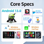 Carlinkit Tbox Plus CarPlay AI Box, Wireless 8GB+128GB Android Aibox