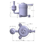 DC 48V 137~455W R-134a Freezing System Miniature Variable Speed Compressor - Car Yachet Camping Motor RV Portable Cooling