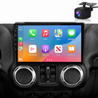 Car Radio for Jeep Wrangler JK 2007-2018, 8 Core+64GB, Backup Camera