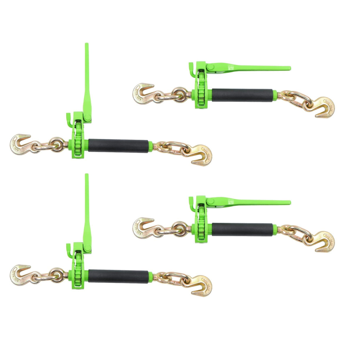 waltyotur 4PCS Foldable Chain Binder 5/16"-3/8" G70 7100lbs