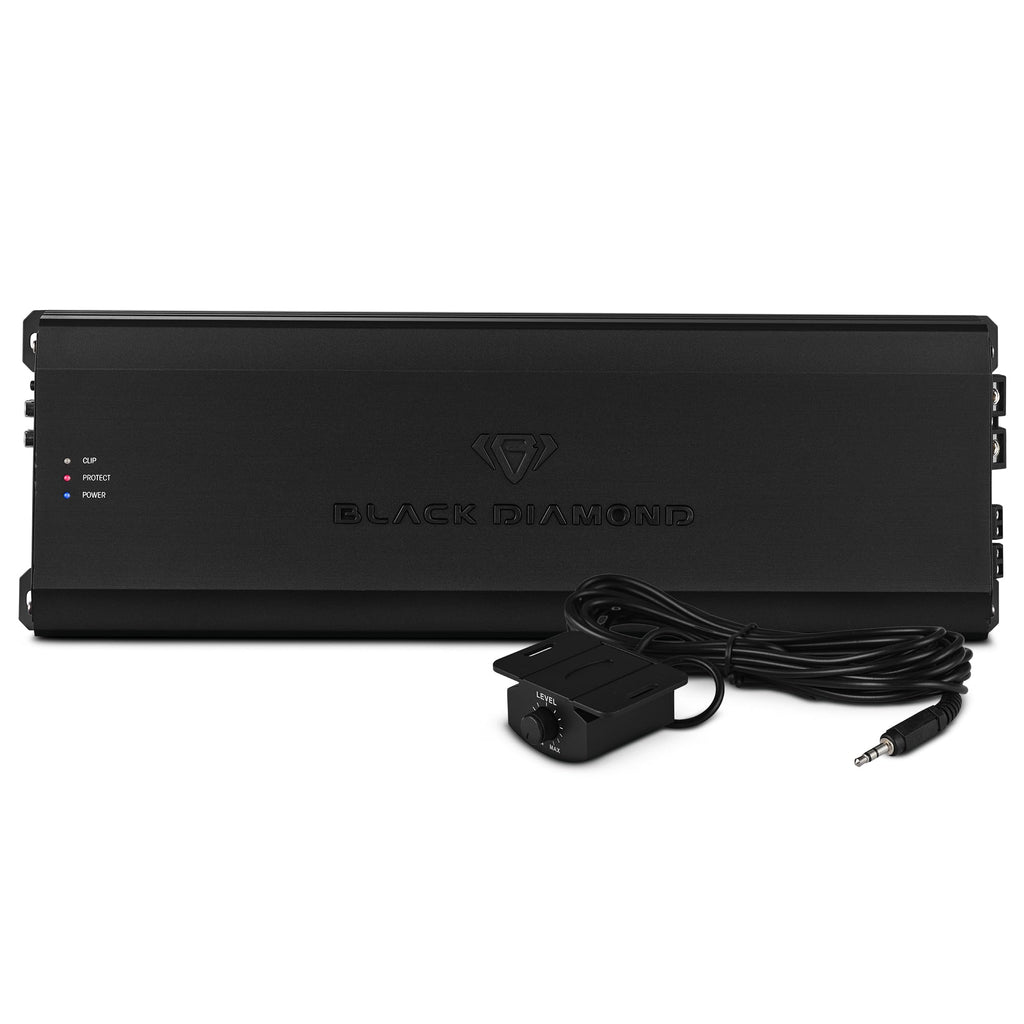Black Diamond DIA-P1500x1D Car Audio Amplifier Class D 1 Channel Monoblock Amp 1500 Watts RMS, Remote Level Control Included