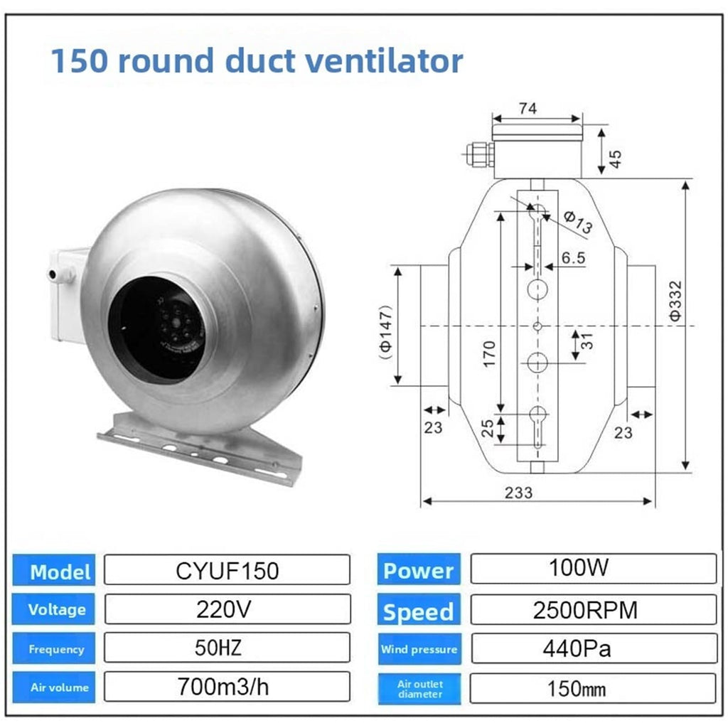 Circular duct fan(Option 3)