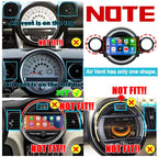 Car Stereo for Mini Cooper R56 2007-2014 with Wireless Apple Carplay Android Auto, 9'' Touch Screen for Cooper R56 Radio Upgrade, GPS, WiFi, Bluetooth, HiFi, SWC, FM, Split Screen, Mic, Backup Cam