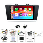 9'' Car Radio for Subaru Outback Legacy 2015 2016 2017 2018 with Carplay Android Auto, Touchscreen Audio Receiver Stereo with Bluetooth/GPS/WiFi/Backup Camera/SWC/FM, Manual AC, 4+64G