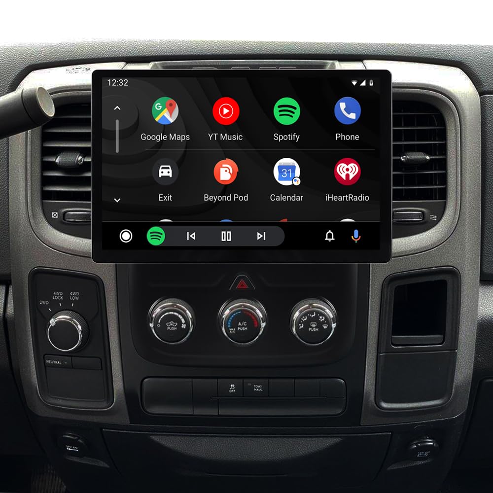 13.1 Inch Car Stereo Radio for Dodge Ram 1500 2500 3500 2013-2018 Manual AC
