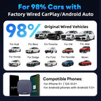 Carlinkit Tbox Plus CarPlay AI Box, Wireless 8GB+128GB Android Aibox