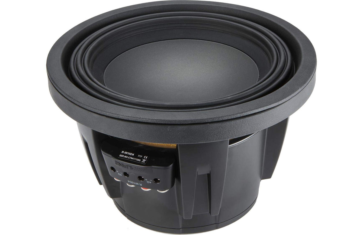 Alpine R-W10D4 Type R 10 Inch Subwoofers Dual 4 Ohm with Sub Install Kit