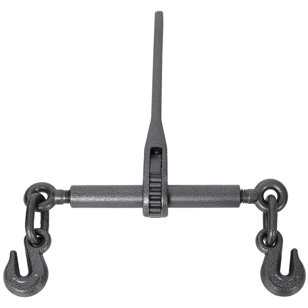 Geelife Heavy-Duty Ratchet Binders with Adjustable G70 Hooks, 4-Pack, Black