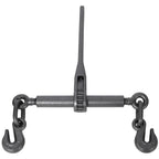 Heavy Duty Ratchet Binders Steel Black 5400lbs Load Capacity Adjustable G70 Hooks Outdoor Use