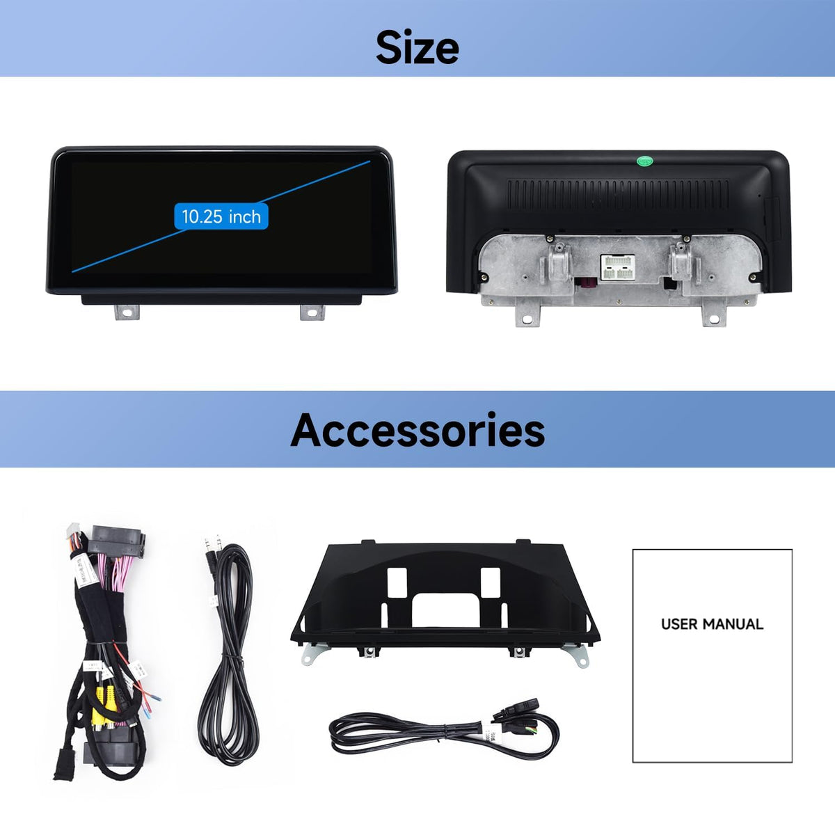 RicoRich 10.25" Linux Screen for BMW X5 X6 E70 E71 CIC 2010-2013