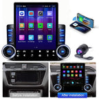 9.7" Android 15 Universal Car Stereo, 4+64G Quad Core Touch Screen Radio