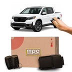 MPC Remote Start Kit Compatible with Honda Ridgeline 2017-2023 || 1-Way 4-Button Remotes Long Range || Plug & Play || No Wire Splicing || USA Tech Support