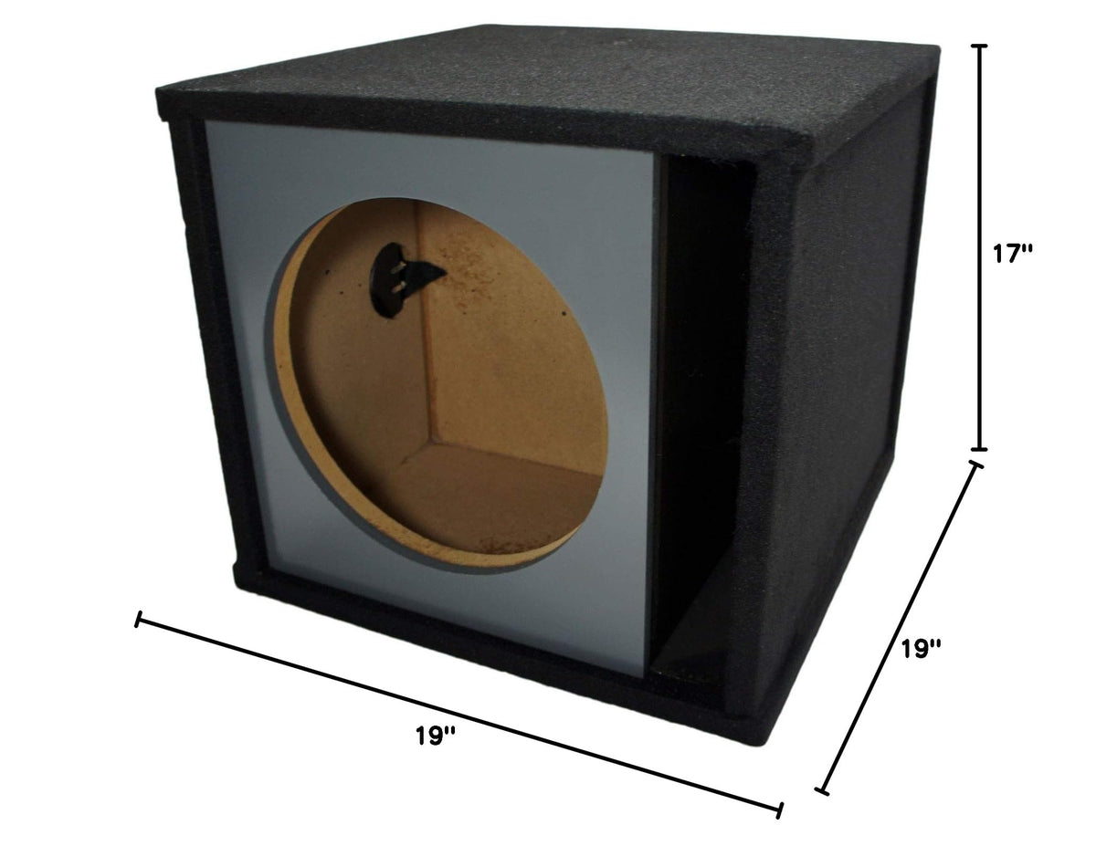 Alpine S-W12D4 Type S 12" Paintable Ported Sub Box Subwoofer Enclosure