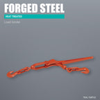 Teal Turtle Lever Load Binder, 3/8 to 1/2 Inch, 9200 Lb Capacity 2 Pack