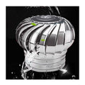 Stainless Steel 500mm Roof Ventilator Chimney Cowl with Spinner - Anti-Downdraught Design, Durable Weatherproof Venting Solution for Enhanced Home Airflow
