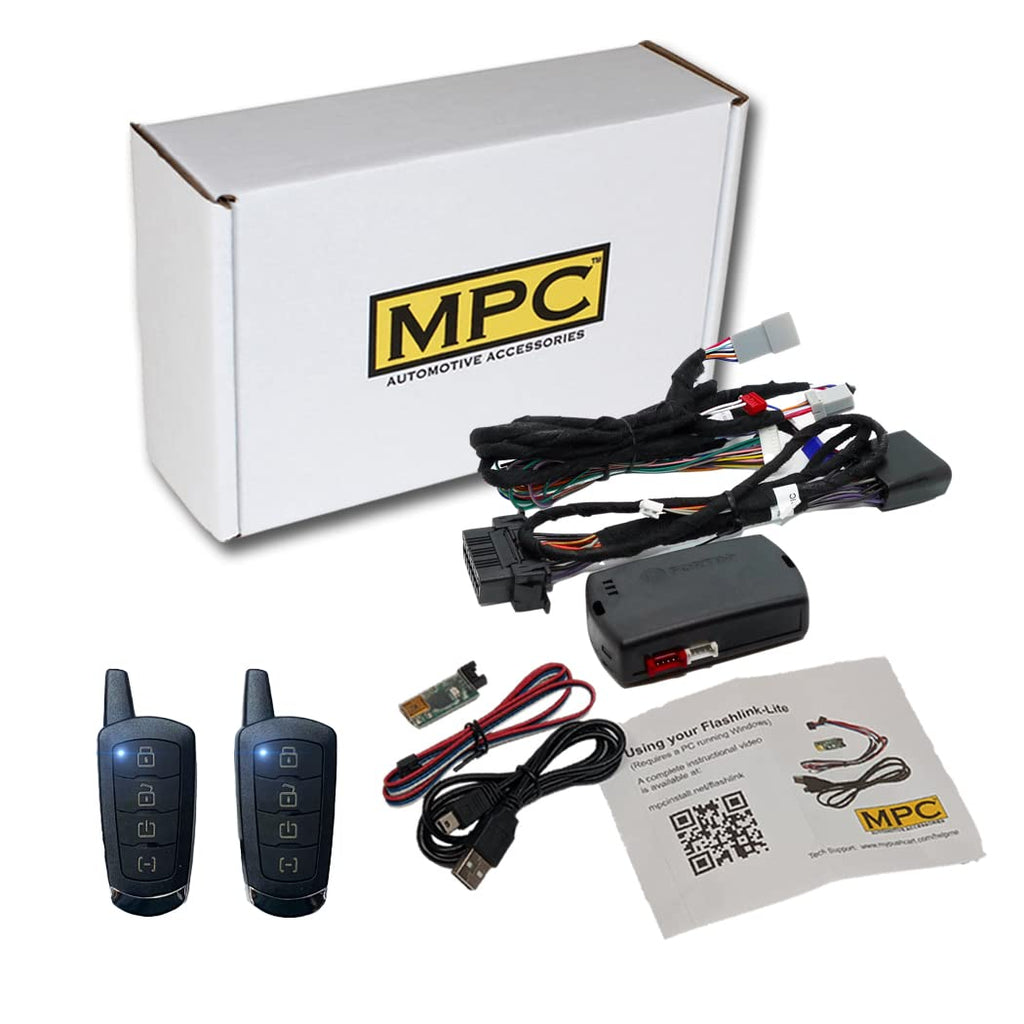 MPC Plug & Play Remote Start Compatible with Chrysler 200 2015-2017 - (2) Extended Range 4 Button 2-Way Remotes - Up to 3,000 ft