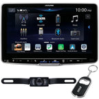 Alpine ILX-F509 9" Touchscreen Digital Multimedia Receiver (Does Not Play CDs) with License Plate Camera