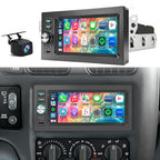 Plug&Play 1.5 Din Car Radio for Chevy Silverado 1995-2002，S10 1998-2002，Blazer 1998-2002，for GMC Suburban 1995-1999,Yukon 1995-2002 Sonoma 1998-2002，6.9 Inch IPS Touch Screen with Carplay Android auto