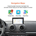 Wireless Carplay Android Auto for Audi A3 A4 A5 S3 B9 Q2L Q5L Q7 2014-2018 with MIB System Carplay Retrofit Decoder Box Kit Support Mirrorlink, Camera