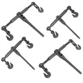 4 Pack Ratchet Load Binder, Heavy Duty 3/8 1/2 Ratchet Binders with 2 Grab