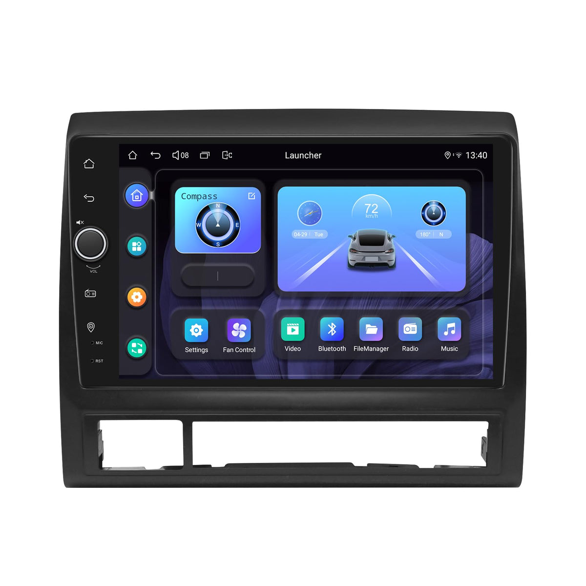 JOYING Car Radio for Toyota Tacoma 2005-2015 Android 13 Car Stereo 9 Inch Head Unit with Carplay & Android Auto, Mirror Link, GPS Navigation, Bluetooth, Volume Knob(JY-TT187N4)