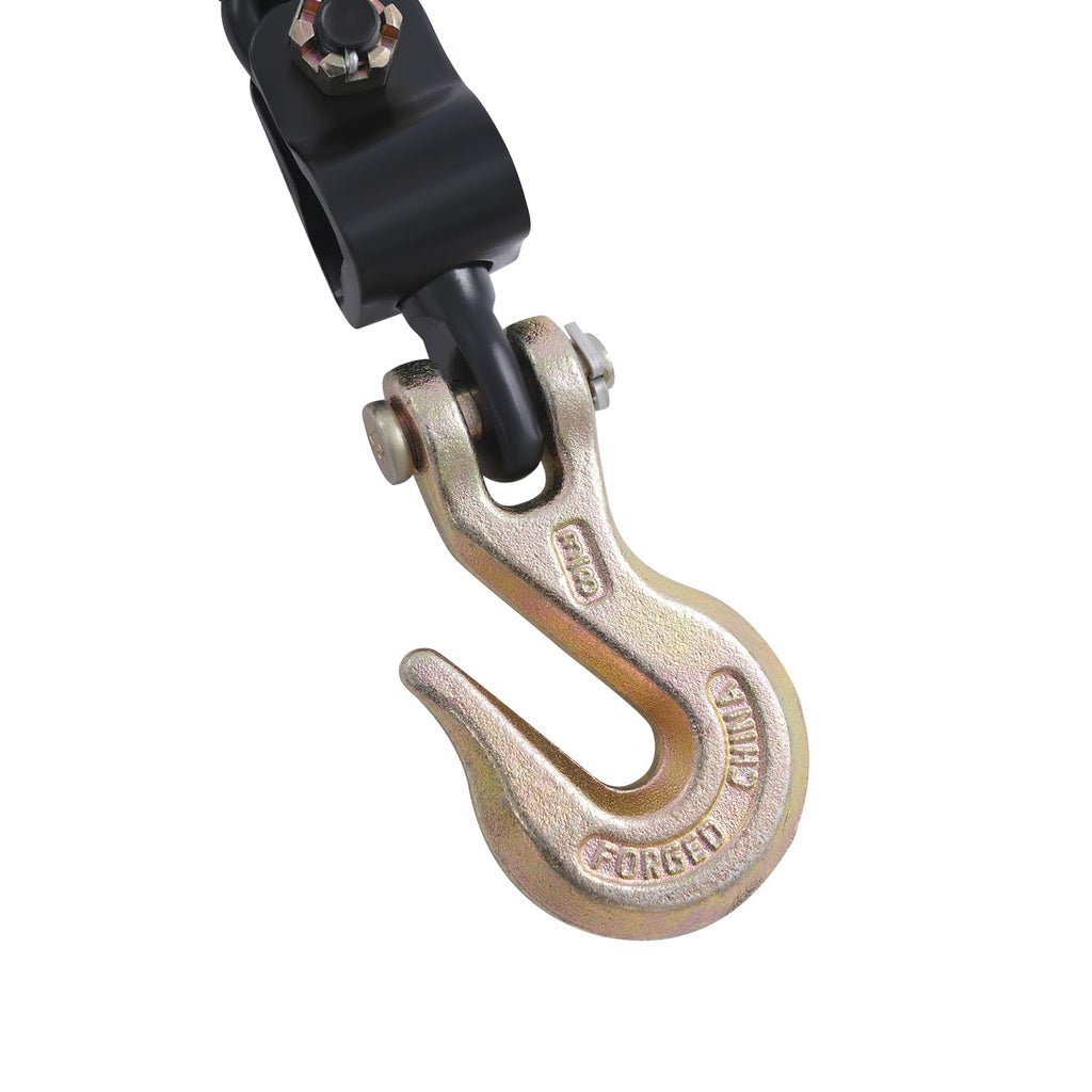 2 Pack 3/8" - 1/2" Easy Ratchet Chain Binder with Grab Hooks, 6600LBS