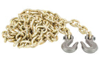 Mytee Products G70 Chain and Load Binder Kit | (4) 5/16-3/8" G70 G80 Load Binders & (4) 3/8" x 20' G70 Chains w/Grab Hooks | 6600 lbs Safe Load Limit for Truck & Flatbed Trailer | Made in USA