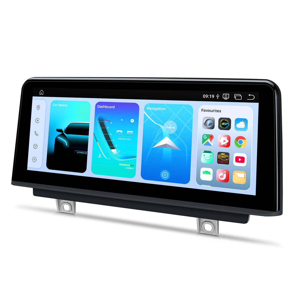 XTRONS Qualcomm 662 Android Car Stereo for BMW F30 F31 F32 F33 F34 F36 M3 M4 NBT System, 10.25 Inch IPS Touch Screen GPS Navigation Support Wireless CarPlay Android Auto Backup Camera (8+128GB)
