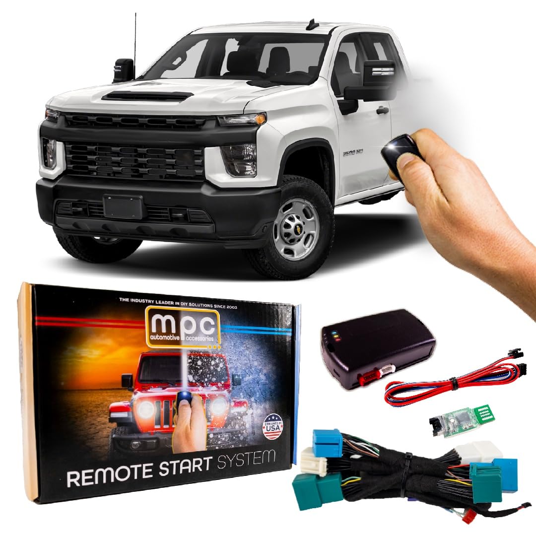 MPC Remote Start Kit Compatible with Chevrolet Silverado 2500 2020-2023 || Push-to-Start || Uses Factory Fob || Includes Software Loader || Premier USA Tech Support