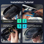 Fitcamx Front 4K+Rear 1080P Dash Cam Adapts for Mercedes-Benz CLE Coupe 2023-2026 (HD2-6635), OEM Factory Style, Dual HD Video, Built-in WiFi & APP, Loop Recording, G-Sensor, Easy to Set, 128GB Card
