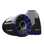 wet sounds REV12 Black HD Tower Speaker with XZ Black Zero Style Grille Black X-Mount Kit