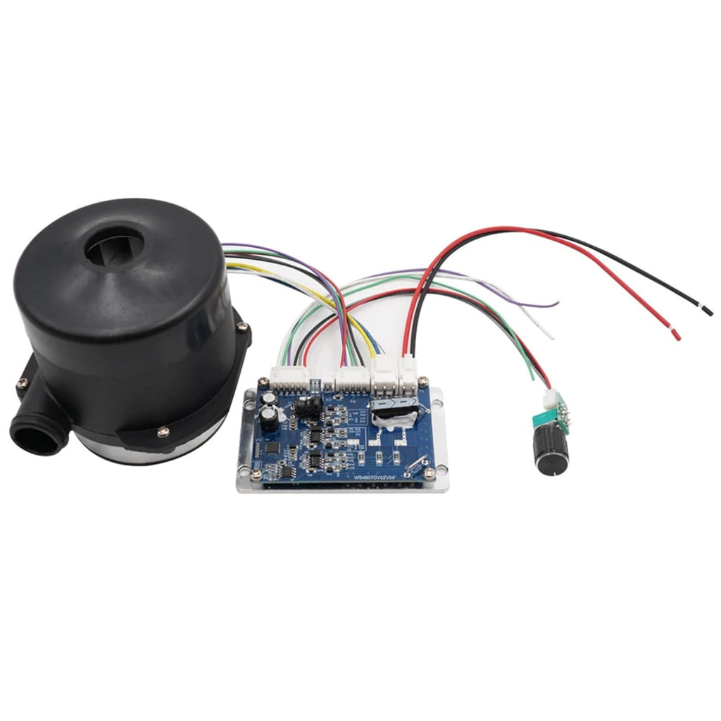 1pcs WS9290 24V/48V High Speed High Pressure Vacuum Double Layer Fan, Vacuum Pump Centrifugal Blower(48V Blower and Drive)