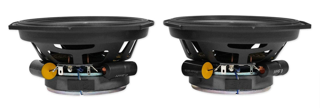 Pair Alpine S-S69 260 Watt 6x9 Coaxial 2-Way Car Audio Speakers Bundle with METRA 72-7800 Speaker Connector Harness Compatible with 1999-2000 Honda Civic