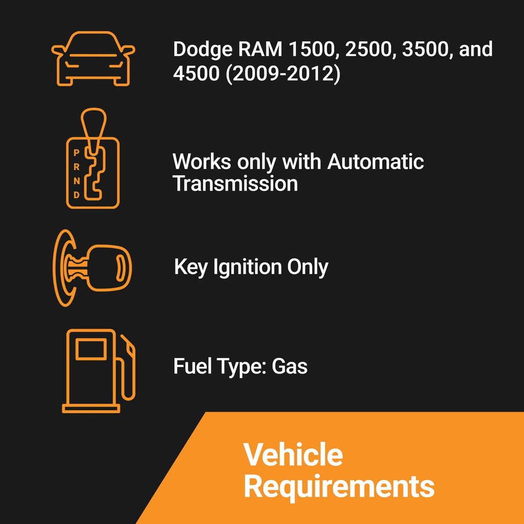 Start-X Remote Starter Kit for RAM 1500/2500/3500/4500 Gas (2009-2012)