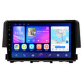 Android 14 Car Stereo Upgrade for Honda Civic 10th (2016-2021), 8Core 4G+64G GPS Navigation via Carplay Android Auto with 9inch QLED Touchscreen SWC EQ Bluetooth 5.4 TPMS OBD2