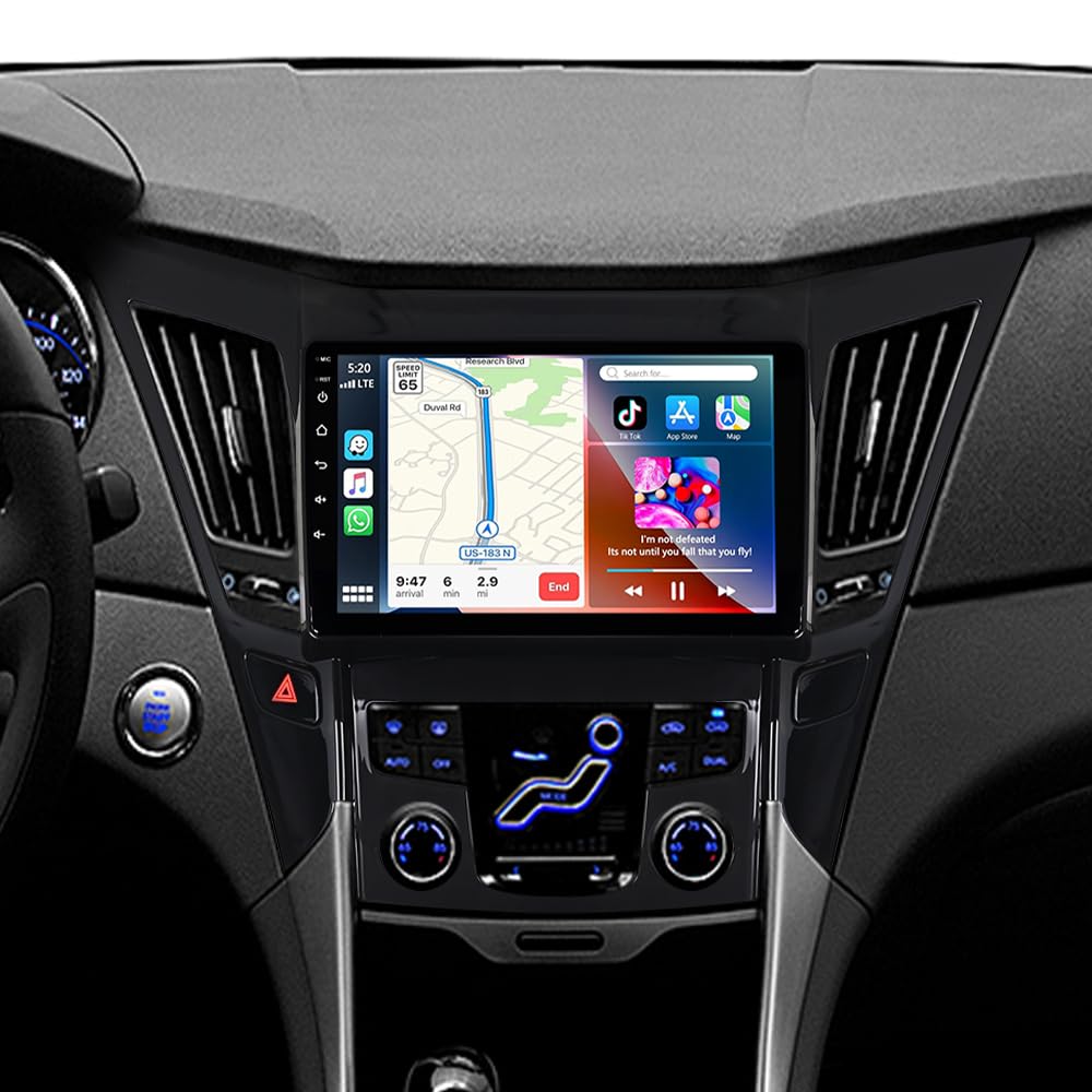 Car Stereo for Hyundai Sonata 2011-2015 - 9 Inch Touchscreen CarPlay
