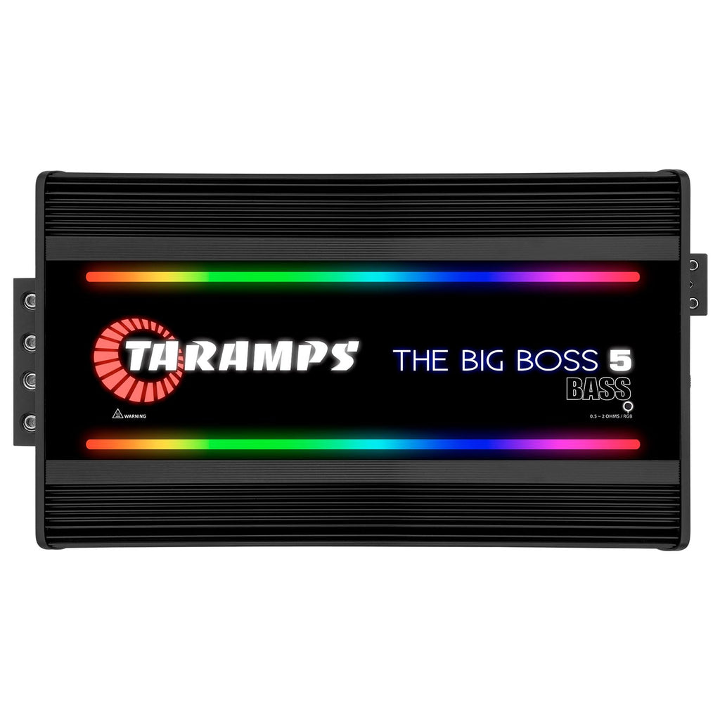 Taramps The Big Boss 5 Black 5000W RMS Monoblock Class D Car Sub Amplifier