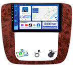 Android 15, 64GB Upgrade Car Radio for 2007-2013 GMC Yukon Chevy Tahoe Suburban Silverado: 1280 * 720 HD Touchscreen, Wireless CarPlay & Android Auto, GPS/WiFi/Bluetooth, Backup Camera, SWC