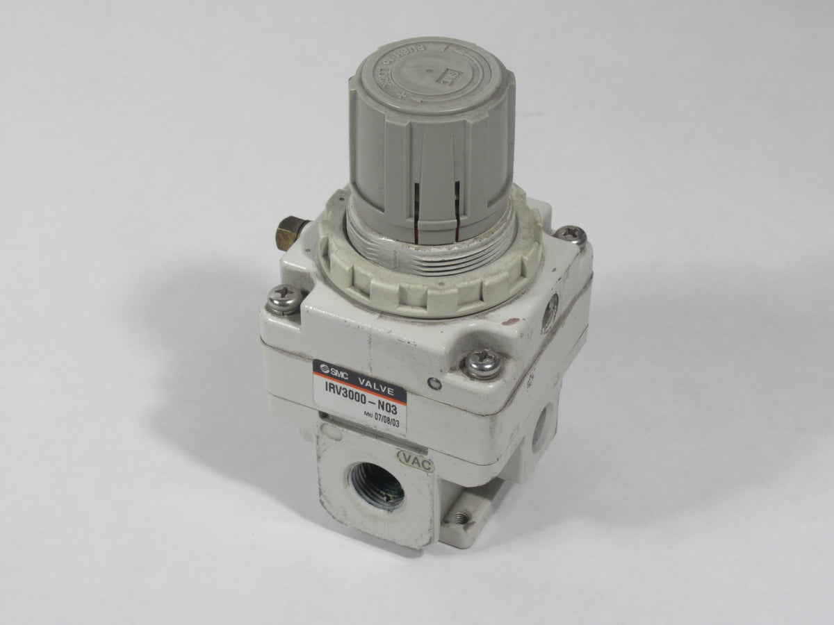 SMC IRV3000-N03 Vacuum Regulator 3/8" NPT -100-1.3kPa