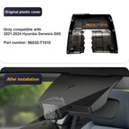 Fitcamx Front 2160P+Rear 1080P Dash Cam Adapts for Genesis G80 2021-2025 with Auto-Dimming (T1010), Integrated OEM Look, Dual HD Video, WiFi & APP, Loop Recording, G-Sensor, Easy to Use, 128GB Card