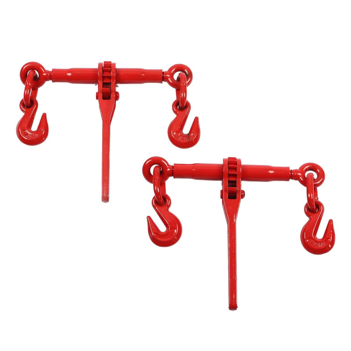 Obstacle Car Towing Rope 1/3TRatchet Load Binder, Steel Forged Lever Binder, for Tensioning Wire Overhead Line, Construction Site Cargo Securing Tool for Flatbed Trailers(3T)